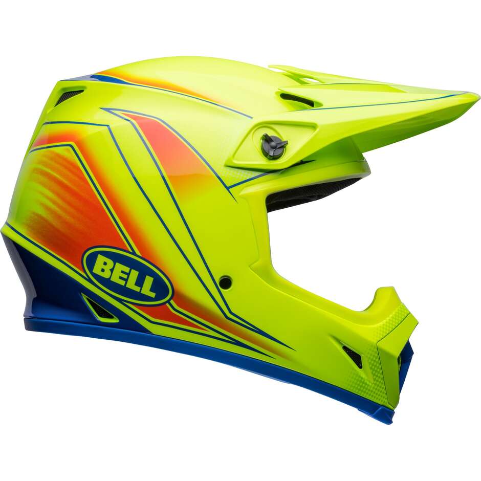 BELL MX-9 MIPS ZONE Retina Cross Enduro Motorcycle Helmet