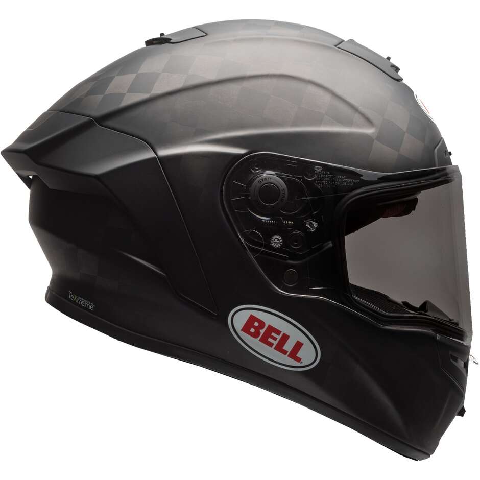 BELL PRO STAR FIM Full Face Motorcycle Helmet Matt Black