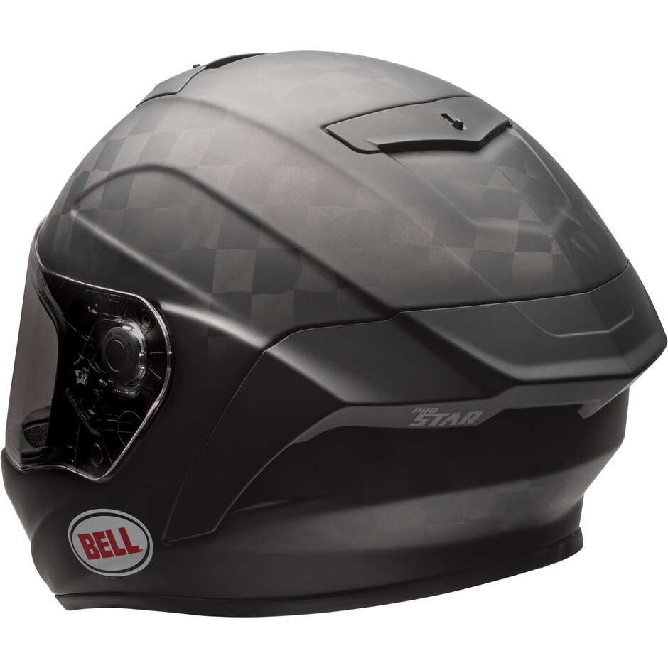 BELL PRO STAR FIM Full Face Motorcycle Helmet Matt Black