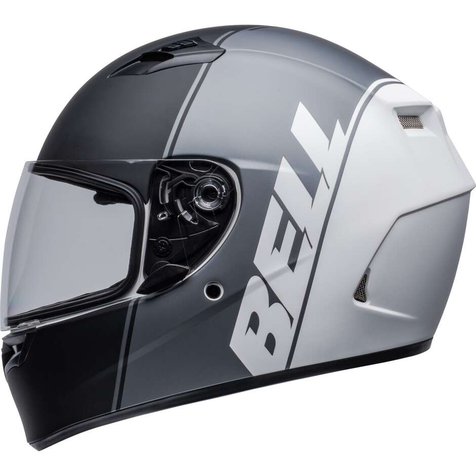 Bell QUALIFIER ASCENT Integral Motorcycle Helmet Black Matt Gray
