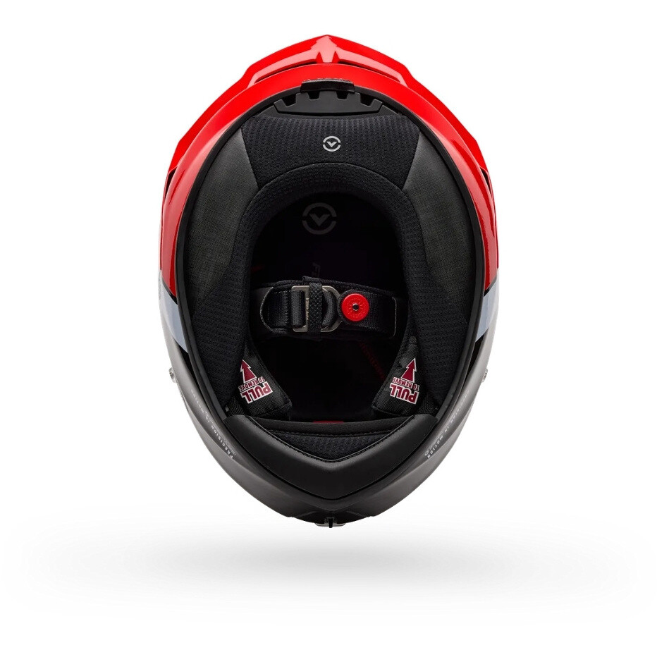 Bell Race Star Flex DLX STRIKE Red Motorcycle Helmet