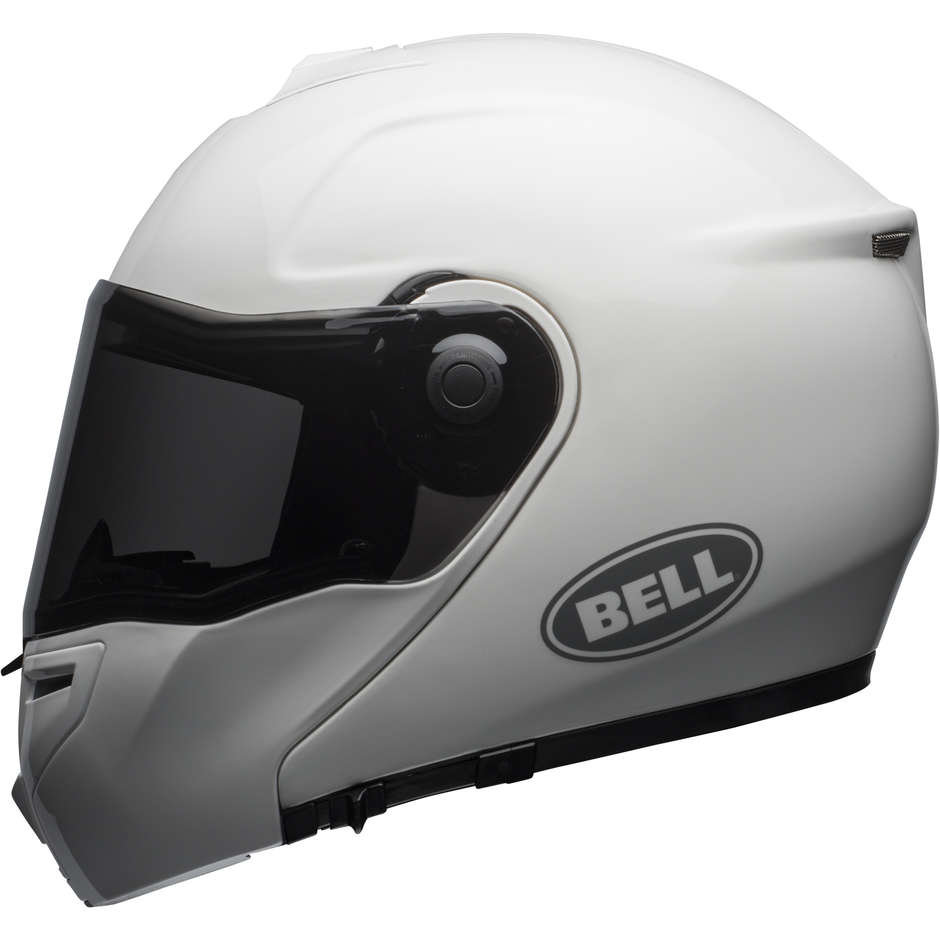 Bell SRT MODULAR Modularer Motorradhelm Weiß