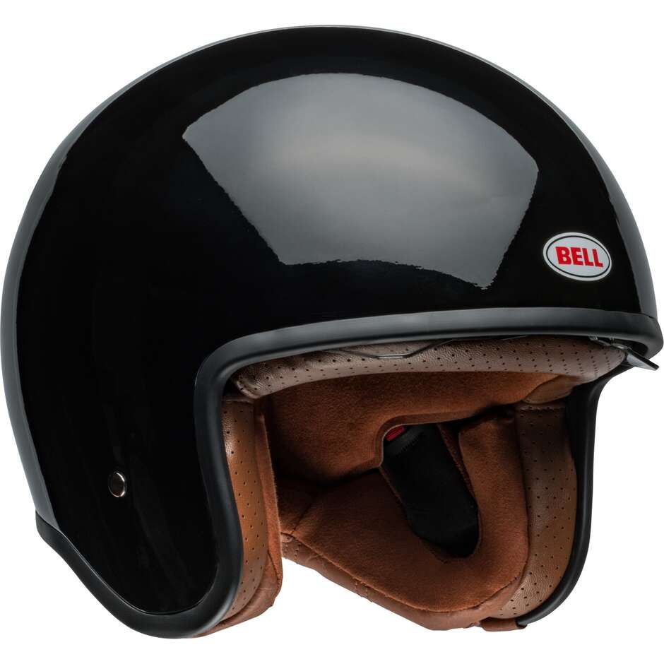 Bell TX501 Custom Jet Motorradhelm, glänzend schwarz