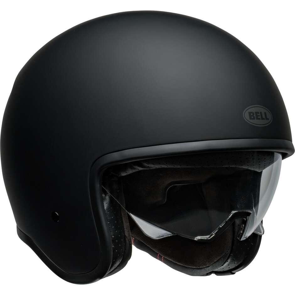 Bell TX501 Custom Jet Motorradhelm Mattschwarz