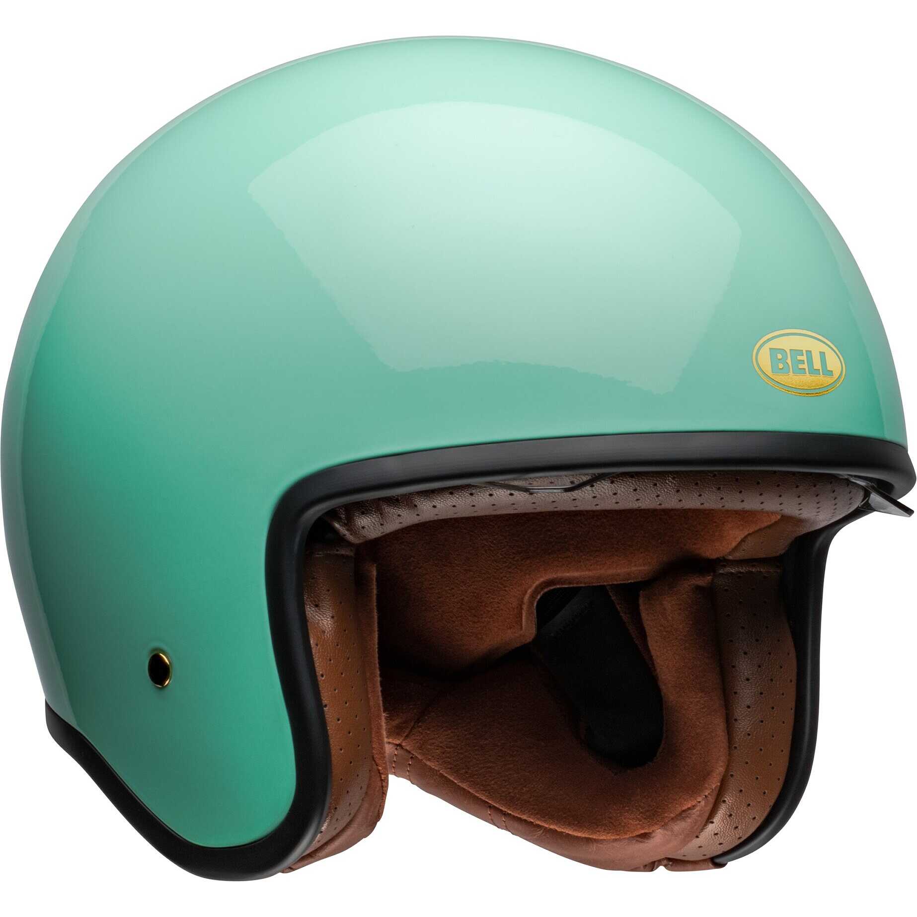 Bell TX501 Mint Green Custom Jet Motorcycle Helmet For Sale Online