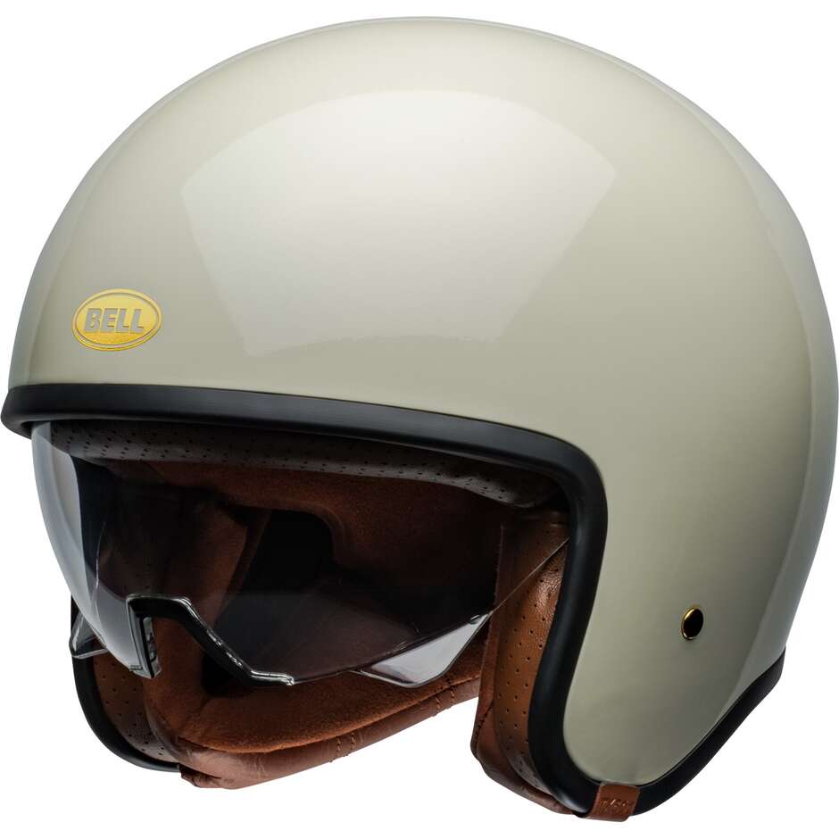 Bell TX501 VINTAGE Custom Jet Motorcycle Helmet White