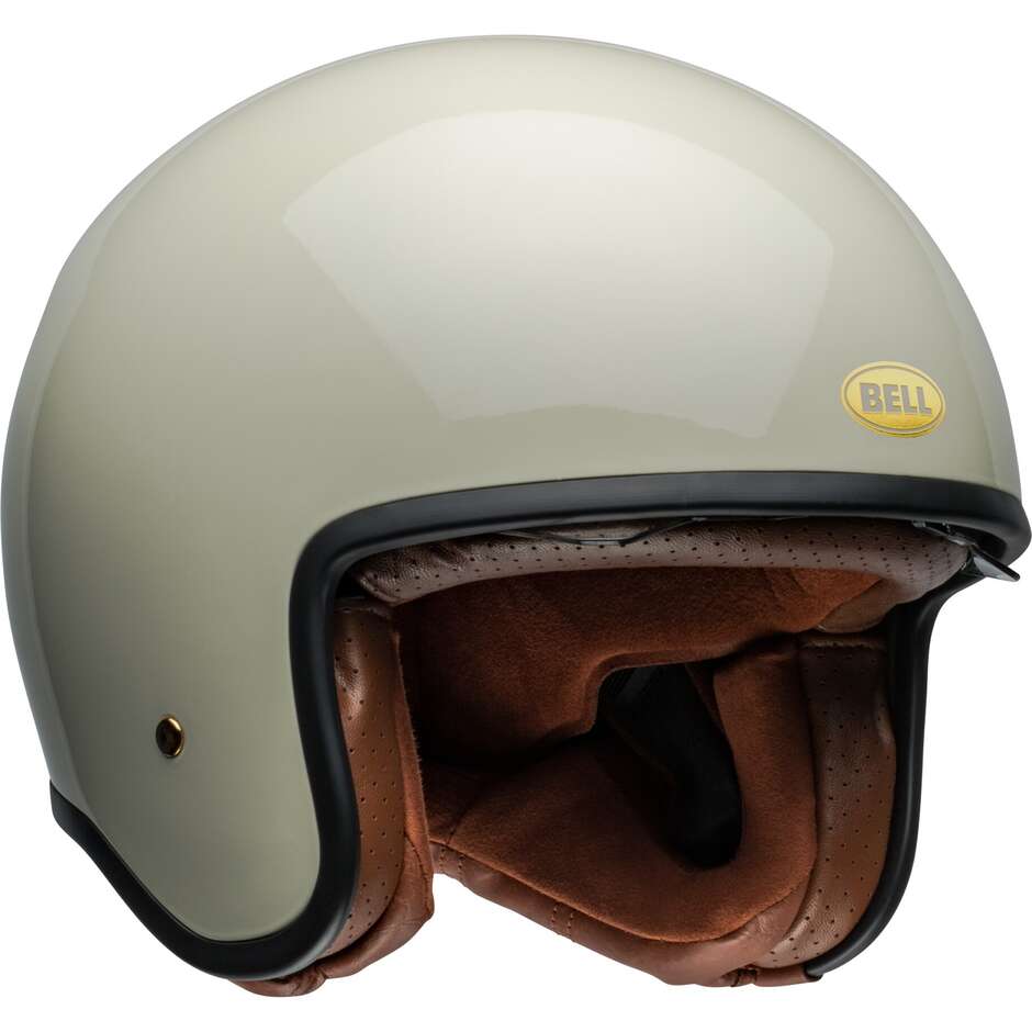 Bell TX501 VINTAGE Custom Jet Motorcycle Helmet White