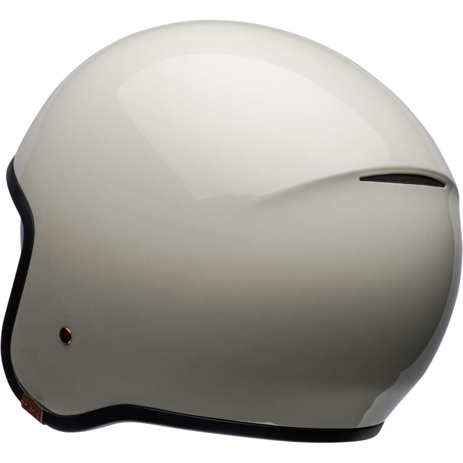 Bell TX501 VINTAGE Custom Jet Motorcycle Helmet White