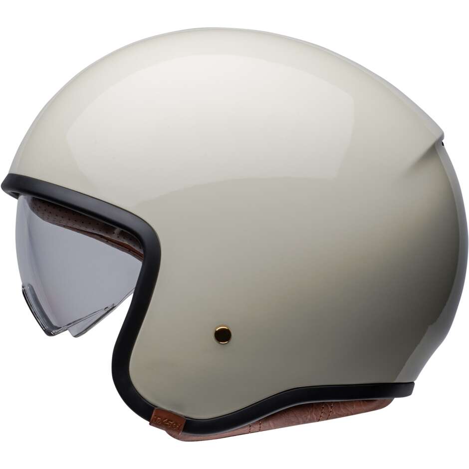 Bell TX501 VINTAGE Custom Jet Motorcycle Helmet White