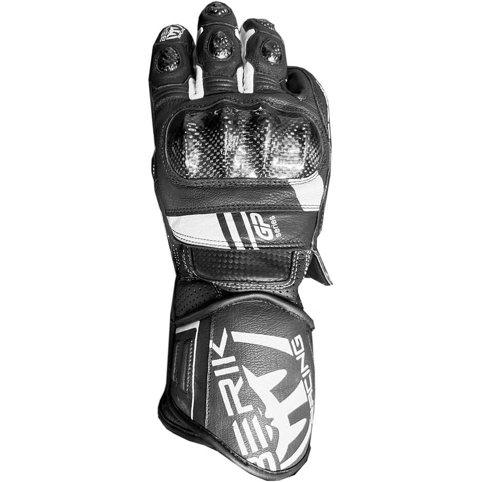 Berik 2.0 195112 GP Series Black Leather Racing Motorcycle Gloves