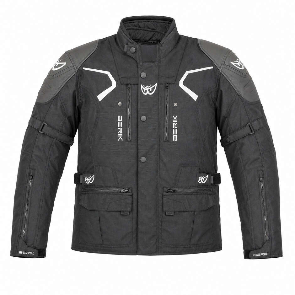 Berik 2.0 Adventure Nj-233309 Black Technical Motorcycle Jacket