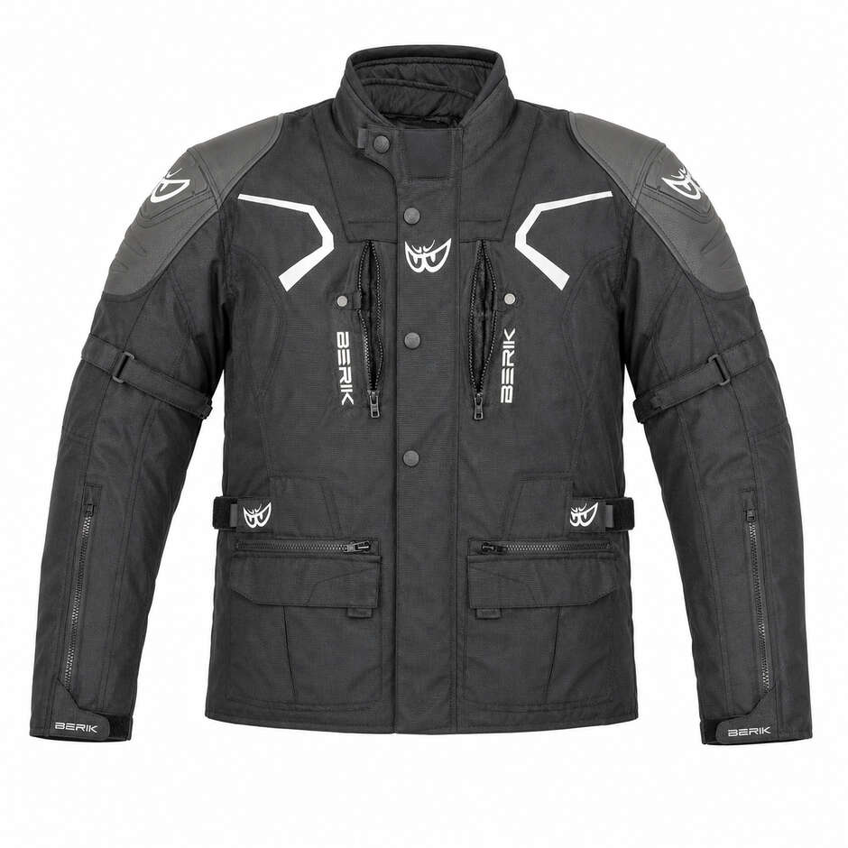 Berik 2.0 Adventure Nj-233309 Black Technical Motorcycle Jacket
