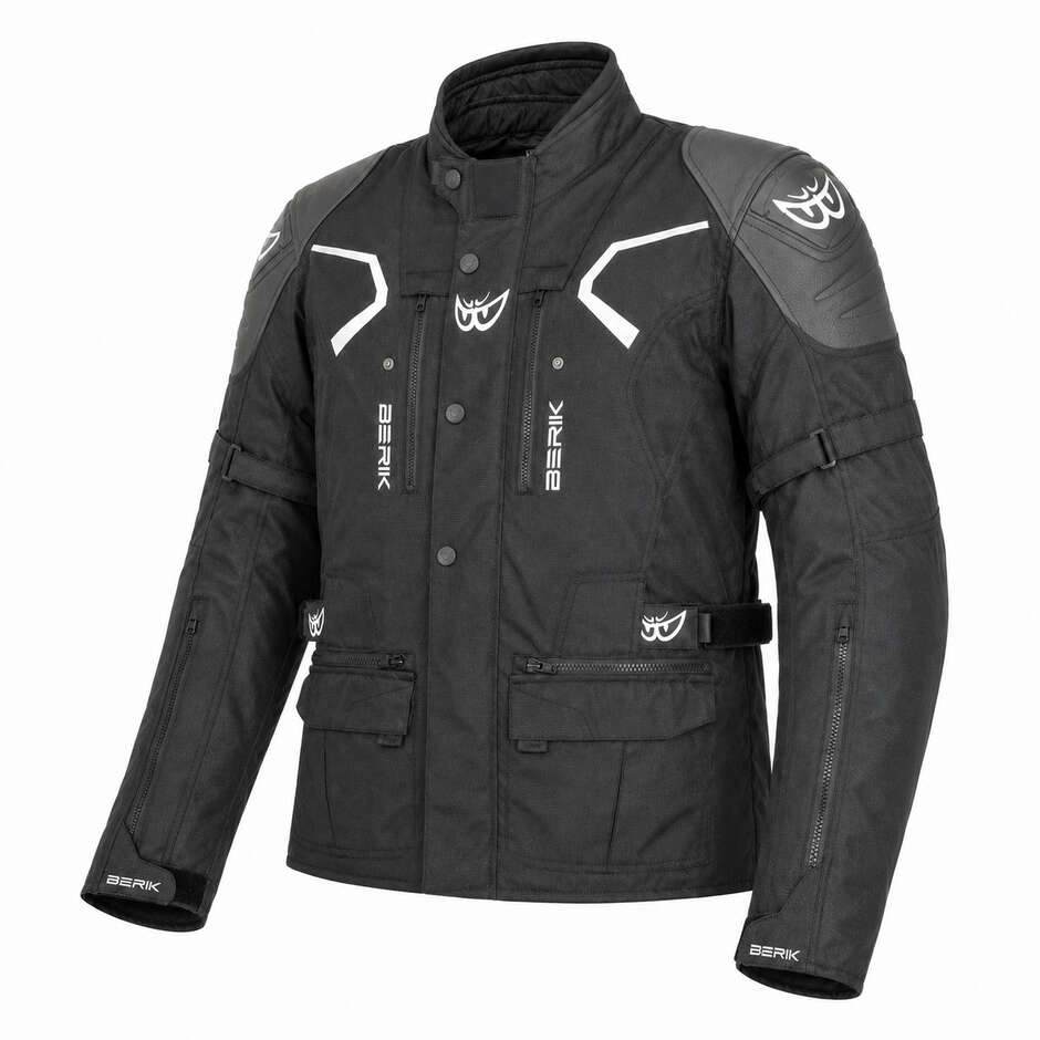 Berik 2.0 Adventure Nj-233309 Black Technical Motorcycle Jacket