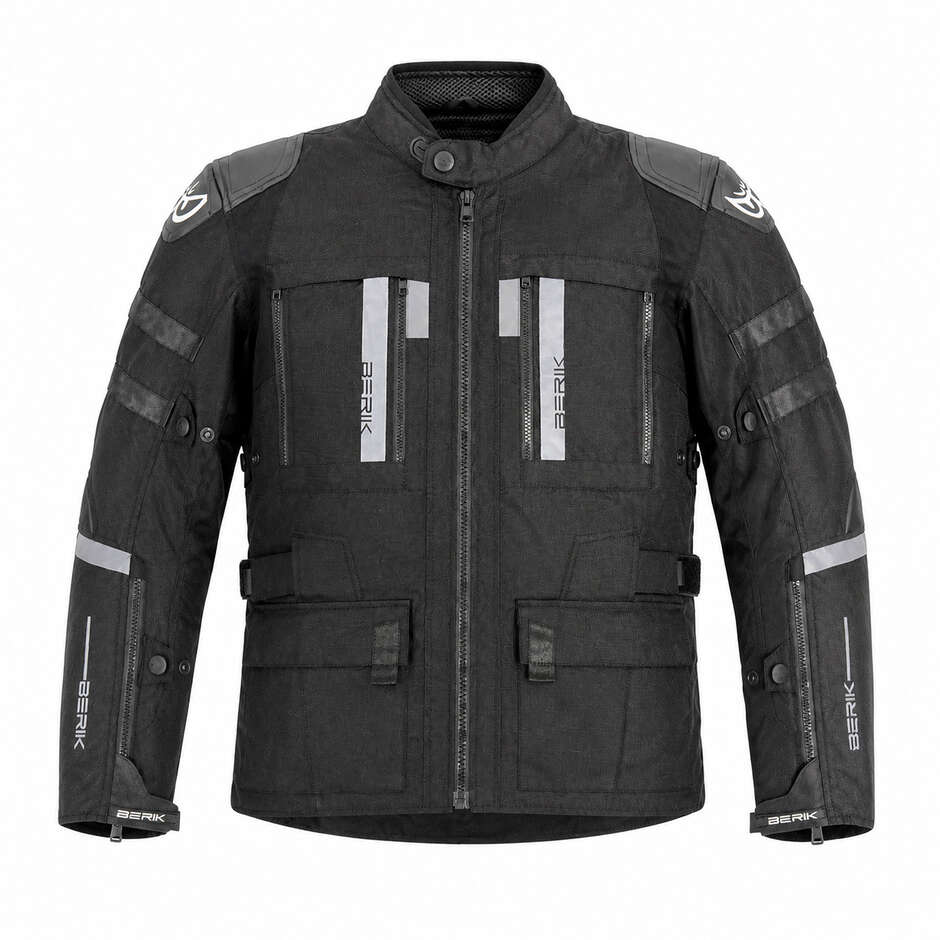 Veste de moto technique Berik 2.0 Adventure Nj-233329 Zero Rx noire