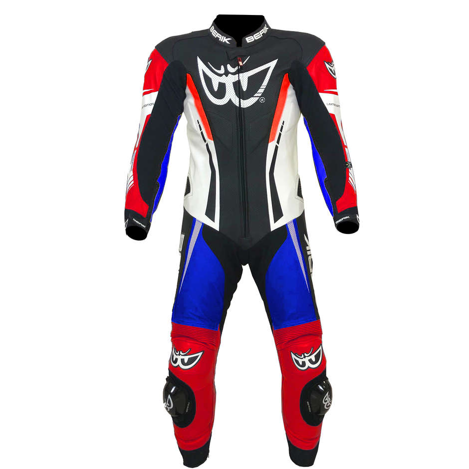 Berik 2.0 Full Leather Professional Motorcycle Suit Ls1-181327-BK Black Red Blue White