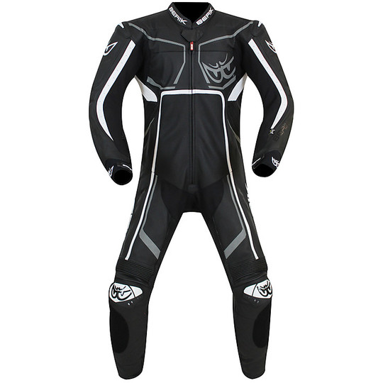 Berik 2.0 GP PRO Full Leather Professional Motorcycle Suit Ls1 Ls1-8369B BK Black White