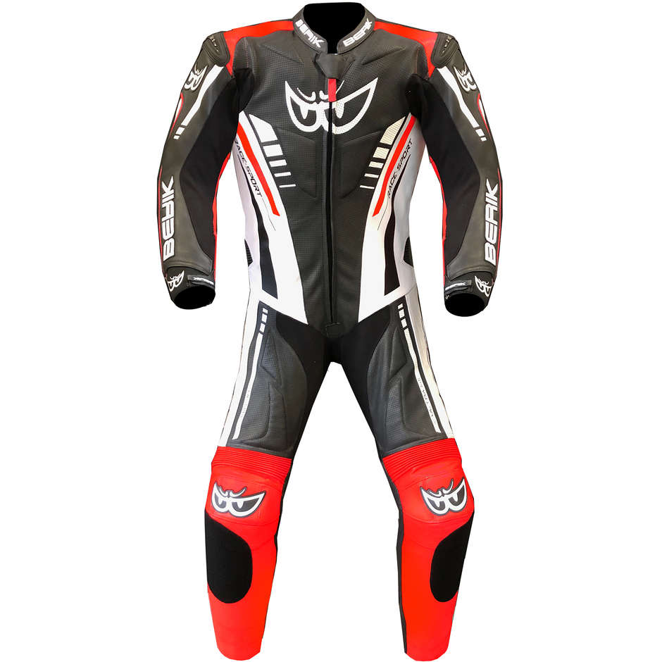 Berik 2.0 GP PRO Whole Leather Professional Motorcycle Suit Ls1 Ls1-191328 BK Black White Red Fluo