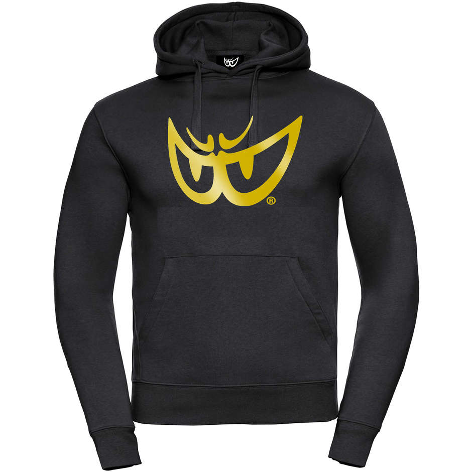 Berik 2.0 Hooded Sweatshirt Bedrucktes Schwarzgold Logo