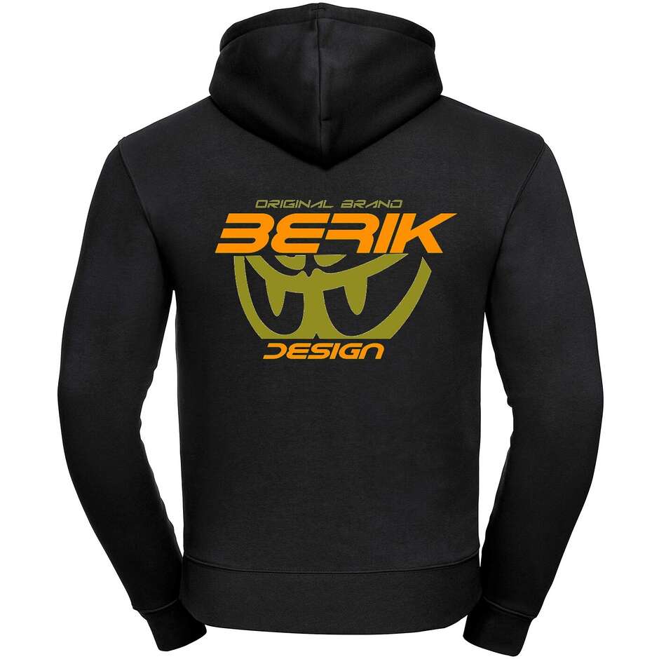 Berik 2.0 Hooded Sweatshirt FC Dual 10 Printed With Orange Green Logo