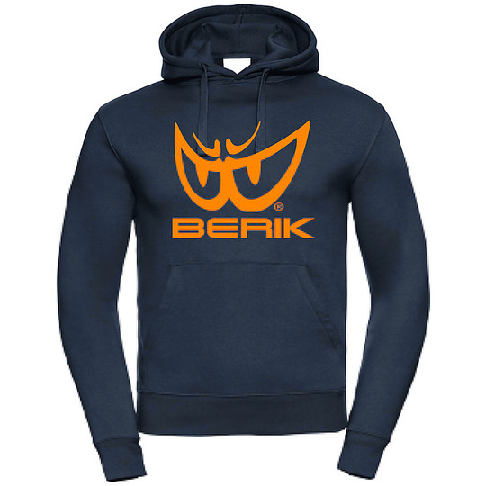 Berik 2.0 Hooded Sweatshirt FC12 Printed With Navy Blue Orange Logo