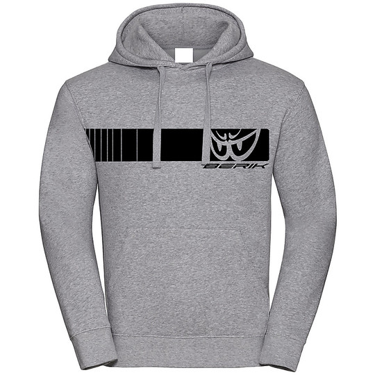 Berik 2.0 Hooded Sweatshirt FC53 Printed With Black Melange Gray Logo