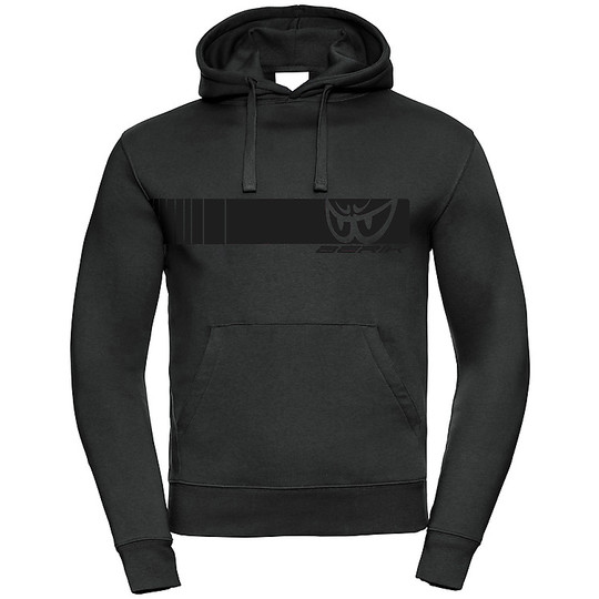 Berik 2.0 Hooded Sweatshirt mit schwarzem Logo schwarz bedruckt