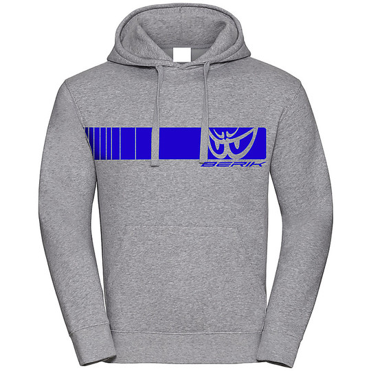 Sweat à capuche Berik 2.0 FC52 imprimé avec logo gris bleu
