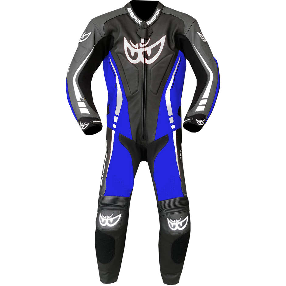 Berik 2.0 Leather Professional Motorcycle Suit Ls1-171334-BK Black Blue Yamaha