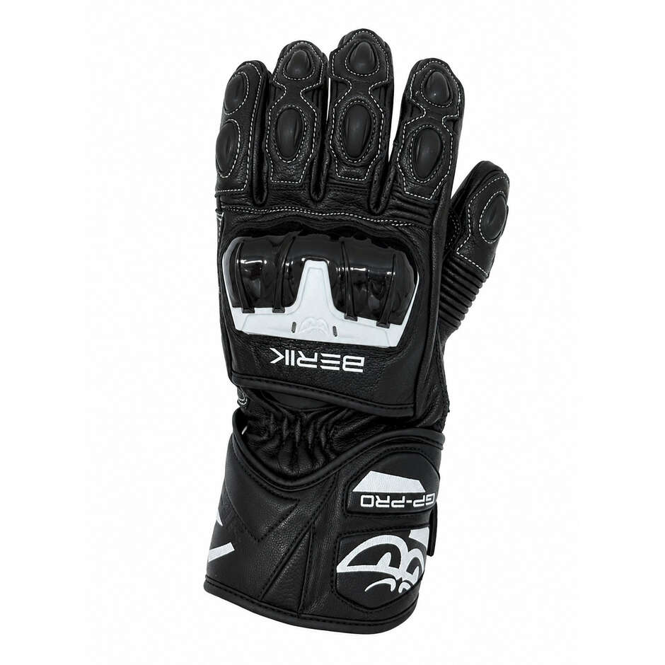 Berik 2.0 Leder-Rennmotorradhandschuhe G-235107 Schwarz
