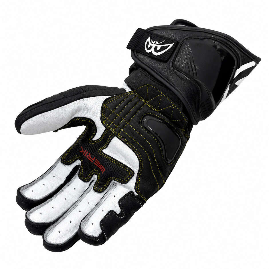 Berik 2.0 Leder-Rennmotorradhandschuhe G-255106 Schwarz