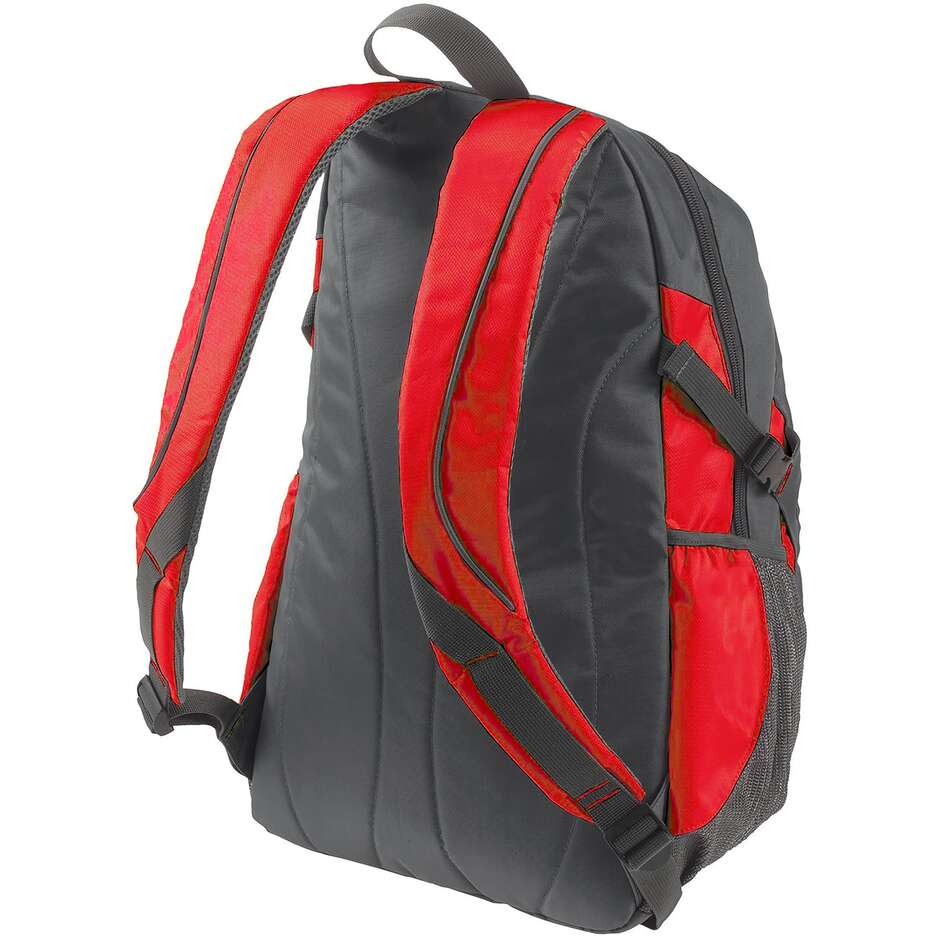 Berik 2.0 Logo 25 Black Red Technical Motorcycle Backpack