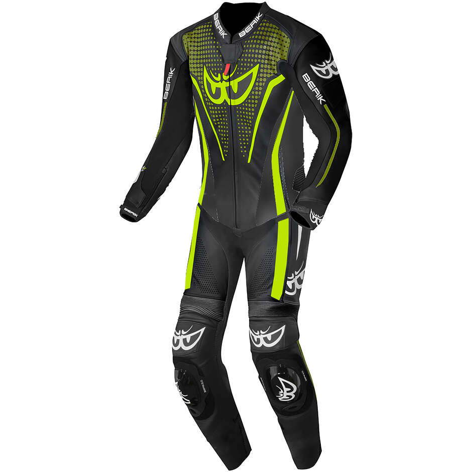 Berik 2.0 LS1 221312 RSF Tech Pro Full Motorcycle Suit Black White Green Yellow Fluo