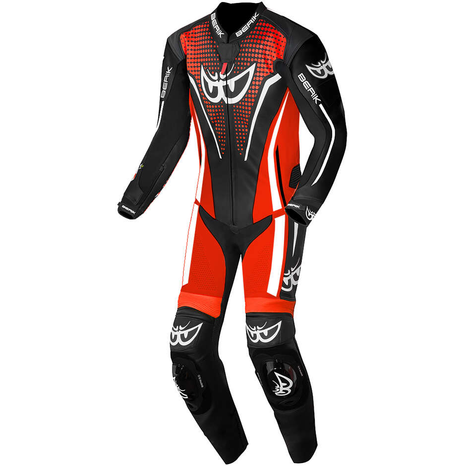 Berik 2.0 LS1 221312 RSF Tech pro Full Motorcycle Suit Red Fluo Black