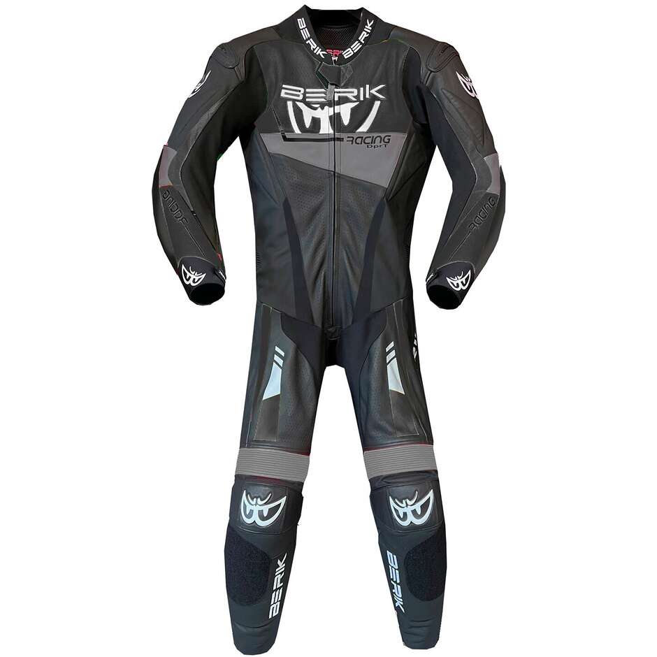 Berik 2.0 LS1-251390 Professional Leather Motorcycle Suit Black Grey