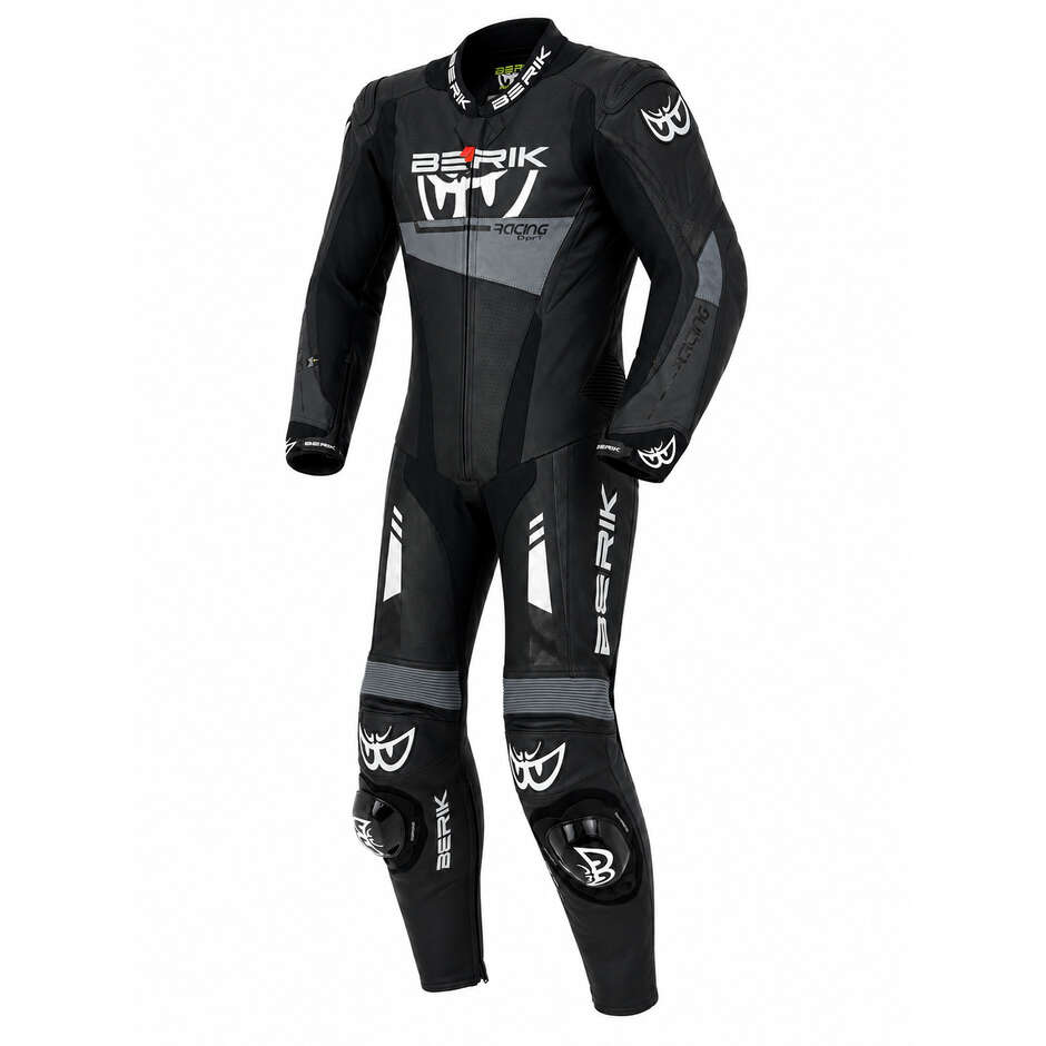 Berik 2.0 LS1-251390 Professional Leather Motorcycle Suit Black Grey