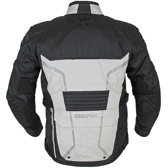 Berik 2.0 Motorcycle Jacket NJ-183320 Waterproof Black White