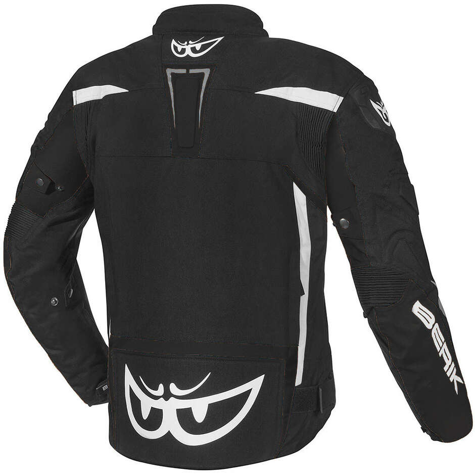 Berik 2.0 Motorradjacke aus technischem Stoff NJ-173302 Schwarz