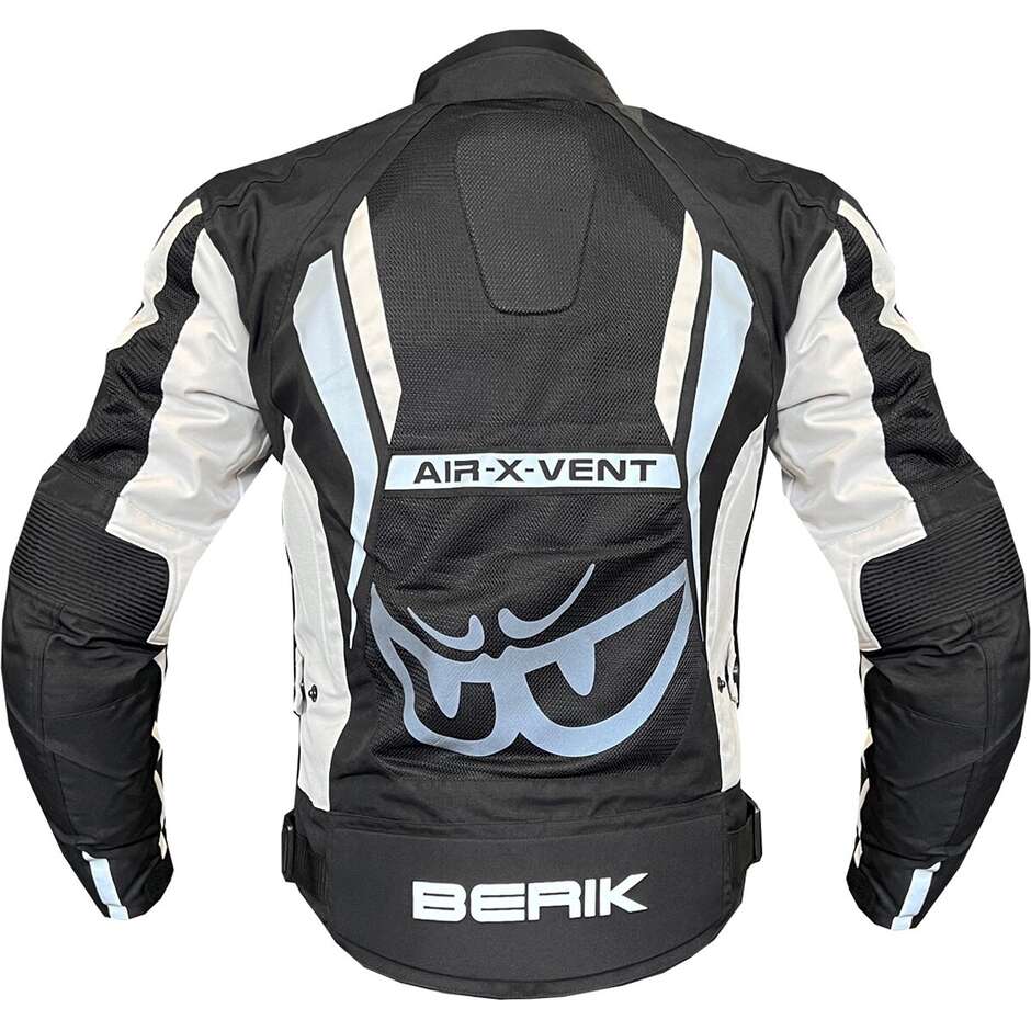 Berik 2.0 NJ-173315 Mesh Air Perforated Motorcycle Jacket Removable Black Khaki