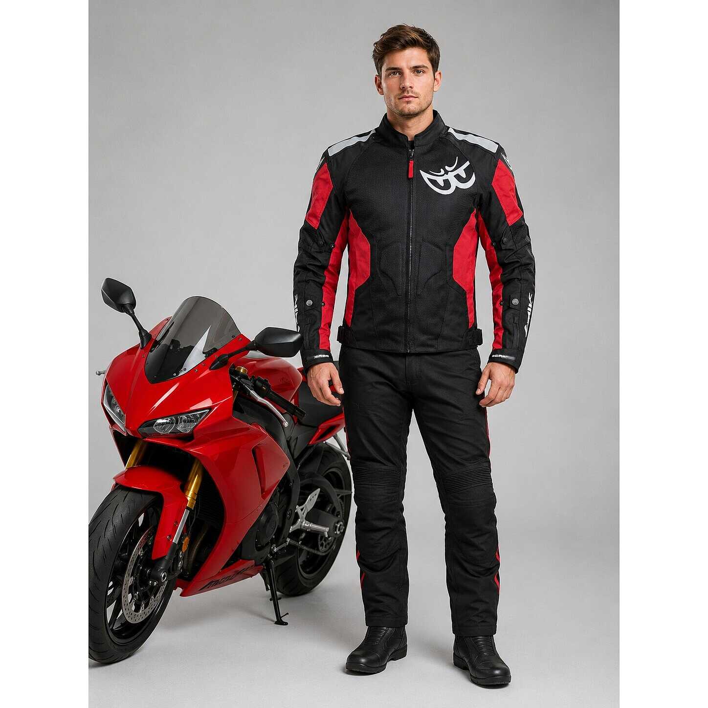 Berik 2.0 NJ-173315 Mesh Air Perforated Motorcycle Jacket
