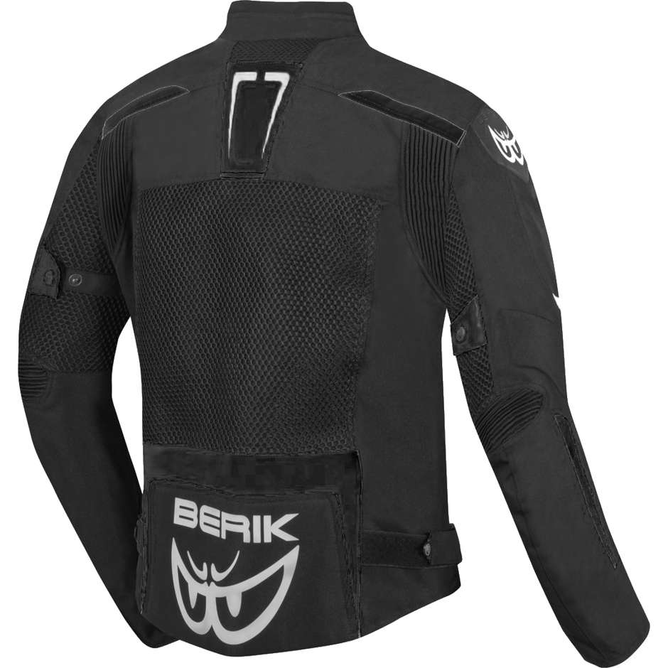 Berik 2.0 Perforated Motorcycle Jacket NJ-203305 Removable Black