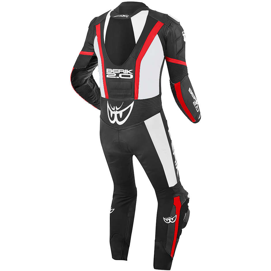 Berik 2.0 Professional Leather Motorcycle Suit Ls1-171301f Black Red