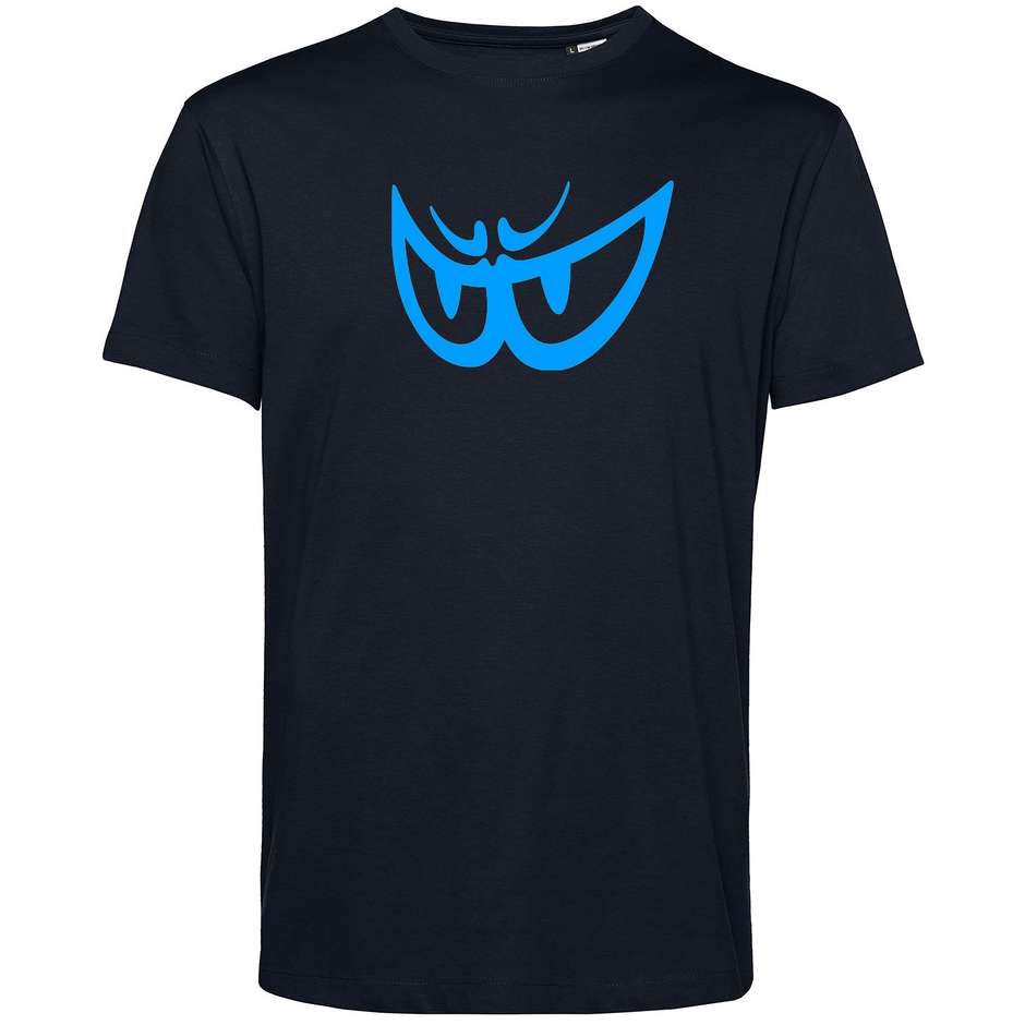 Berik 2.0 Rundhals TEE T-Shirt aus marineblauer Bio-Baumwolle Blue Eye