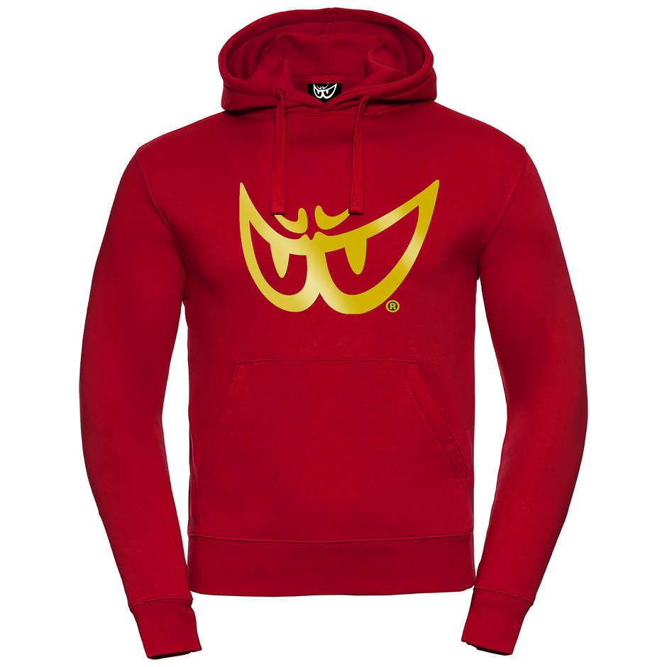 Berik 2.0 Sweatshirt With Hood Printed Red Gold Logo
