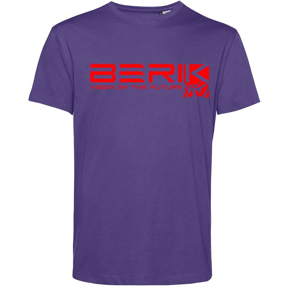 Berik 2.0 T-Shirt TEE Organic Cotton Purple Red Written