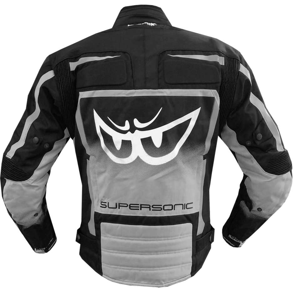 Berik 2.0 Technical Fabric Motorcycle Jacket NJ-203302 WP Black Gray