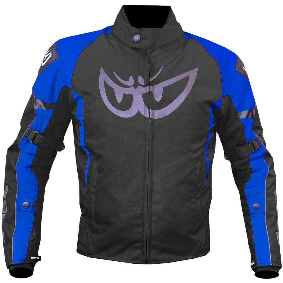 Berik 2.0 Technical Fabric Motorcycle Jacket NJ-223301 CE Black Blue