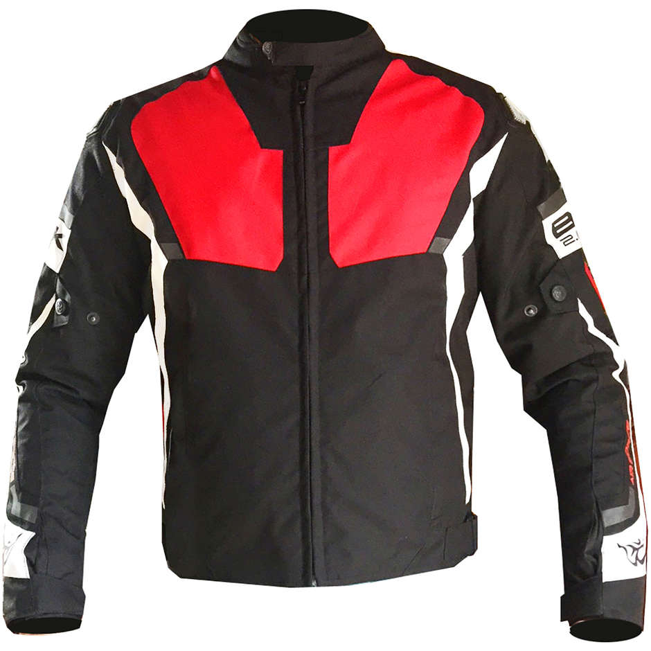 Berik 2.0 Technical Motorcycle Jacket NJ-173316 Black Red
