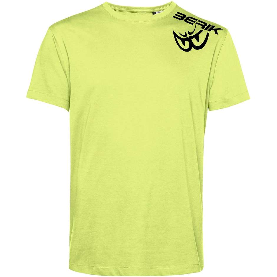 Berik 2.0 TEE Crewneck T-Shirt In Organic Cotton Yellow Black