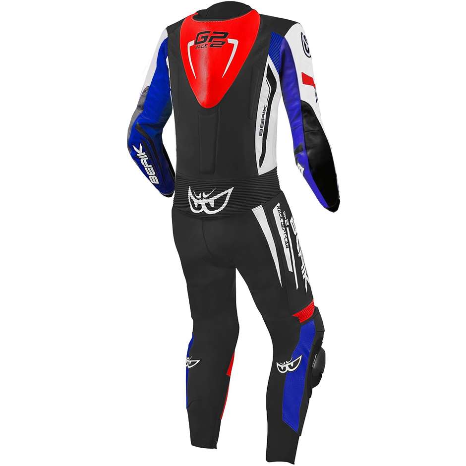 Berik 2.0 Whole Leather Motorcycle Suit Ls1-181327-BK Monza 2 Monza Black White Blue Red