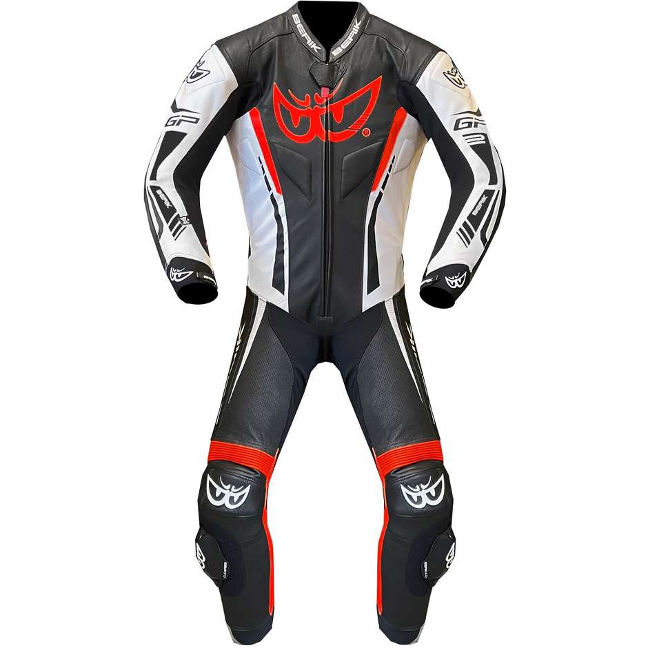 Berik 2.0 Whole Leather Motorcycle Suit Ls1-181327-BK Monza 2 Monza Black White Red